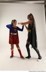 Young Athletic White Fist fight Standing poses Casual Women